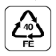 Cod reciclare 40 FE (oțel)