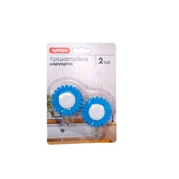 Cuier adeziv 2buc/set, model Floare