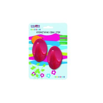 Cuier adeziv 2buc/set, model Oval