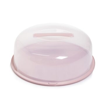 Platou tort rotund cu capac și mâner 2