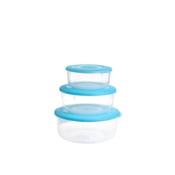 Cutie alimente rotundă 3/set