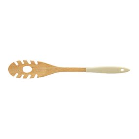 Lingură bambus pentru paste și salate, cu mâner din silicon, 30x6.5cm C17 009