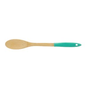 Lingură bambus cu mâner din silicon, 30x6cm C17 001